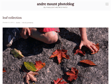 Tablet Screenshot of photoblog.andremount.net